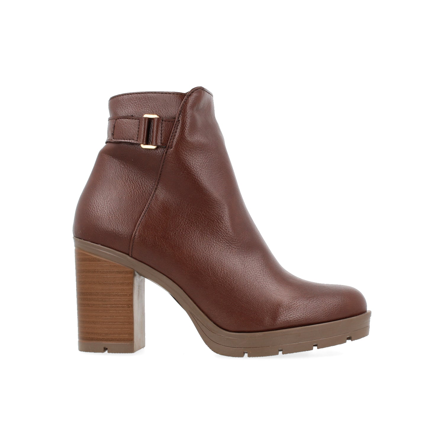 Botin Casual Vazza color Cognac para Mujer
