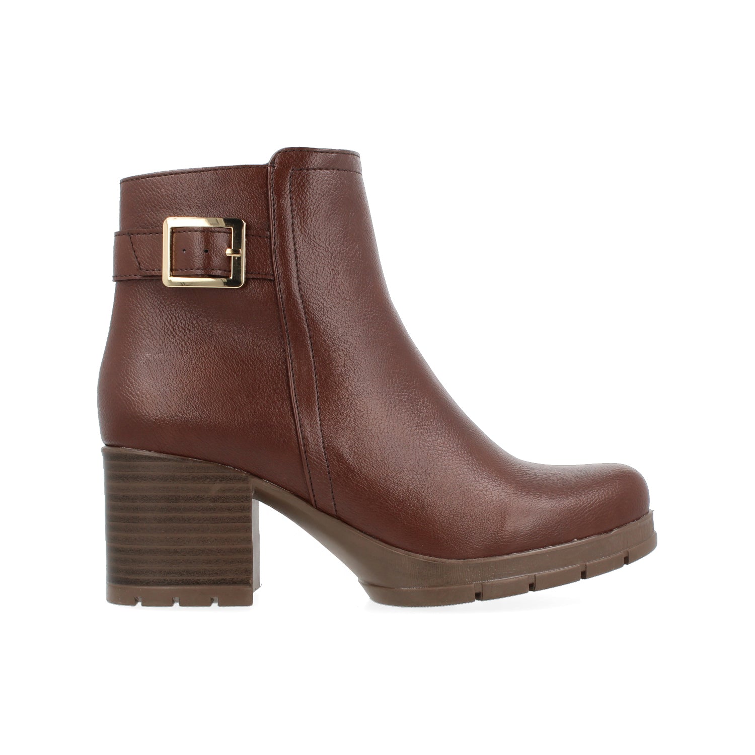 Botin Casual Vazza color Cognac para Mujer
