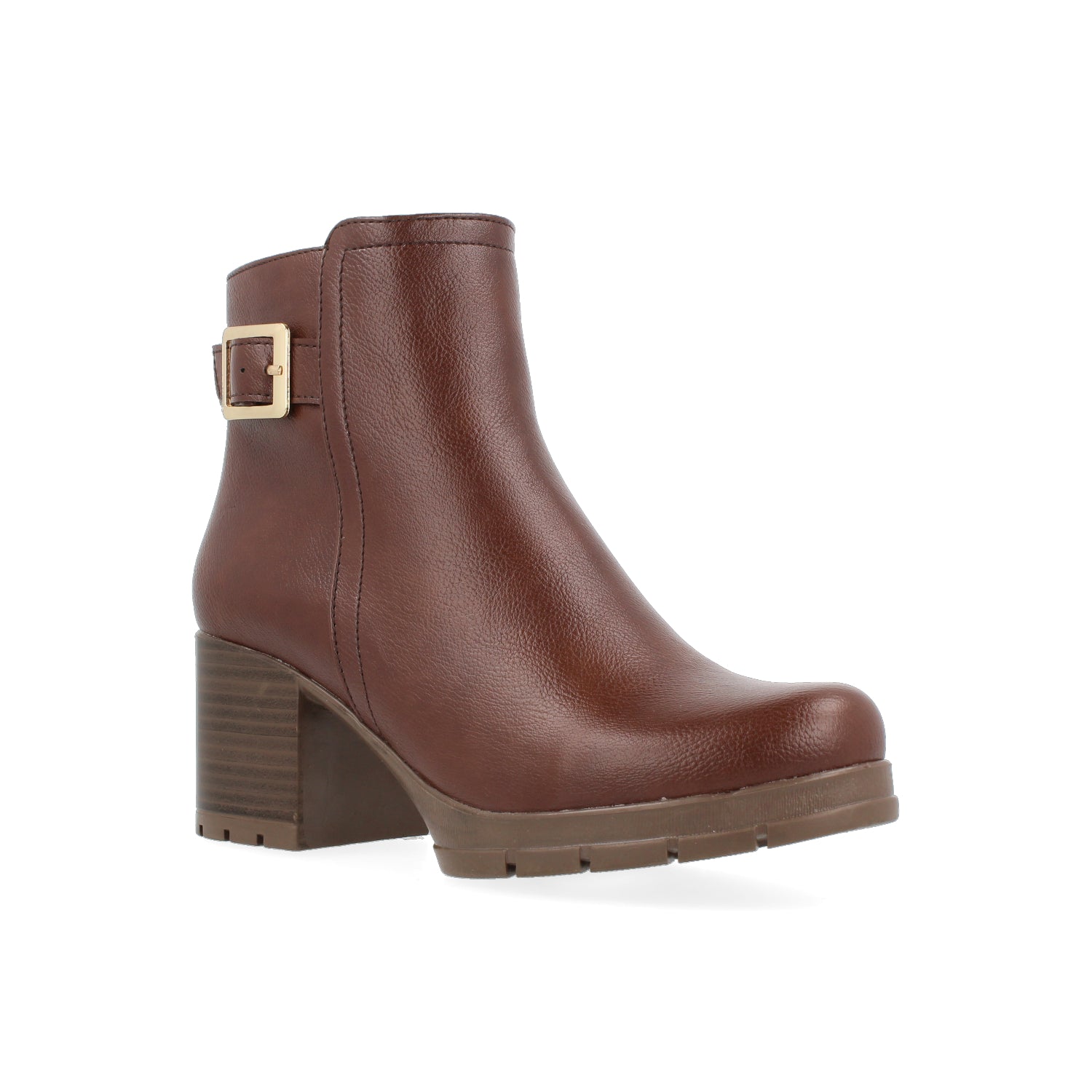 Botin Casual Vazza color Cognac para Mujer