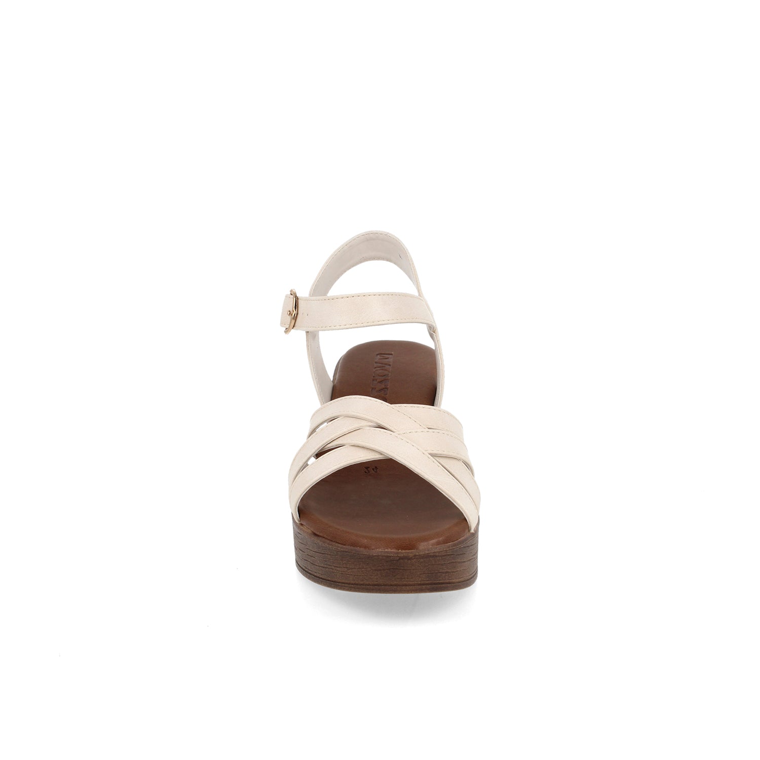 Sandalia Casual Vazza color Arenilla para Mujer