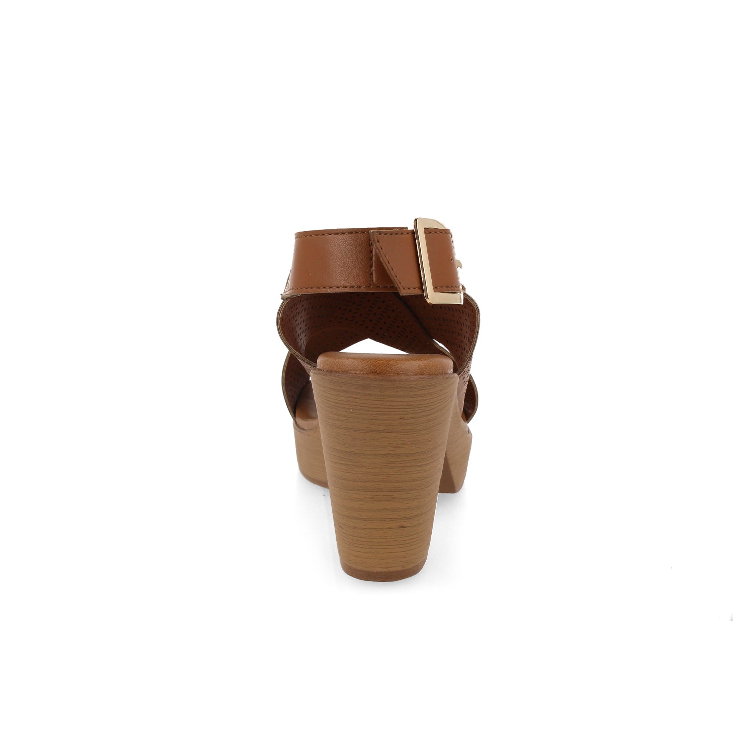 Sandalia Casual Vazza color Cognac para Mujer