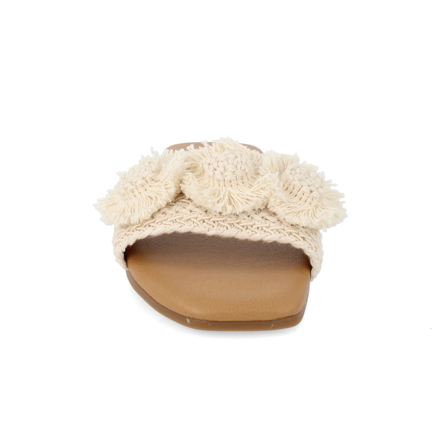 Sandalia Casual Vazza color Latte para Mujer