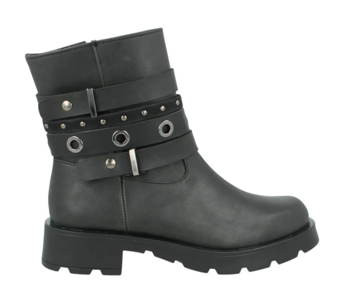 Botin Casual Vazza color Negro para Mujer