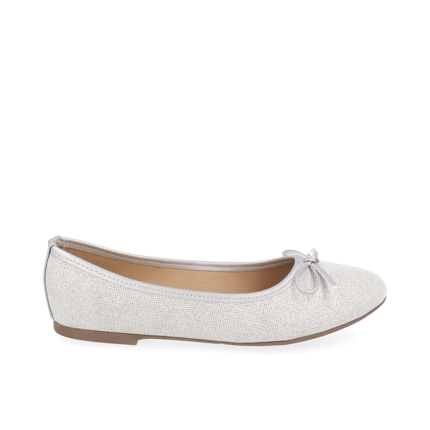 Ballerina Casual Vazza color Plata para Mujer