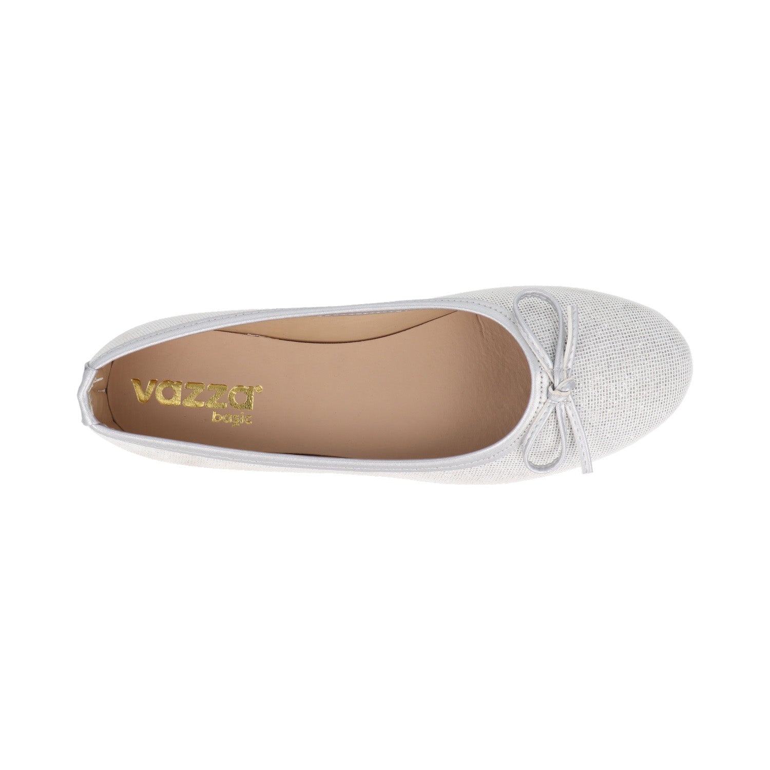 Ballerina Casual Vazza color Plata para Mujer