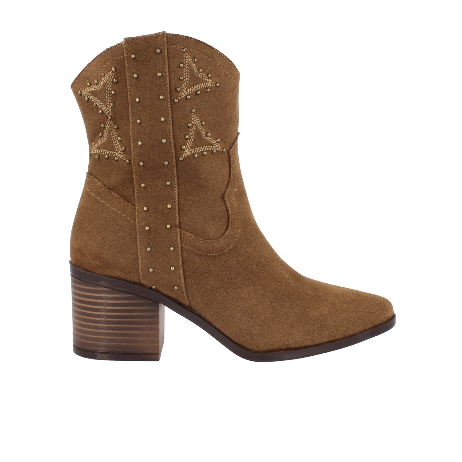 Botin Casual Sarah color Camel para Mujer