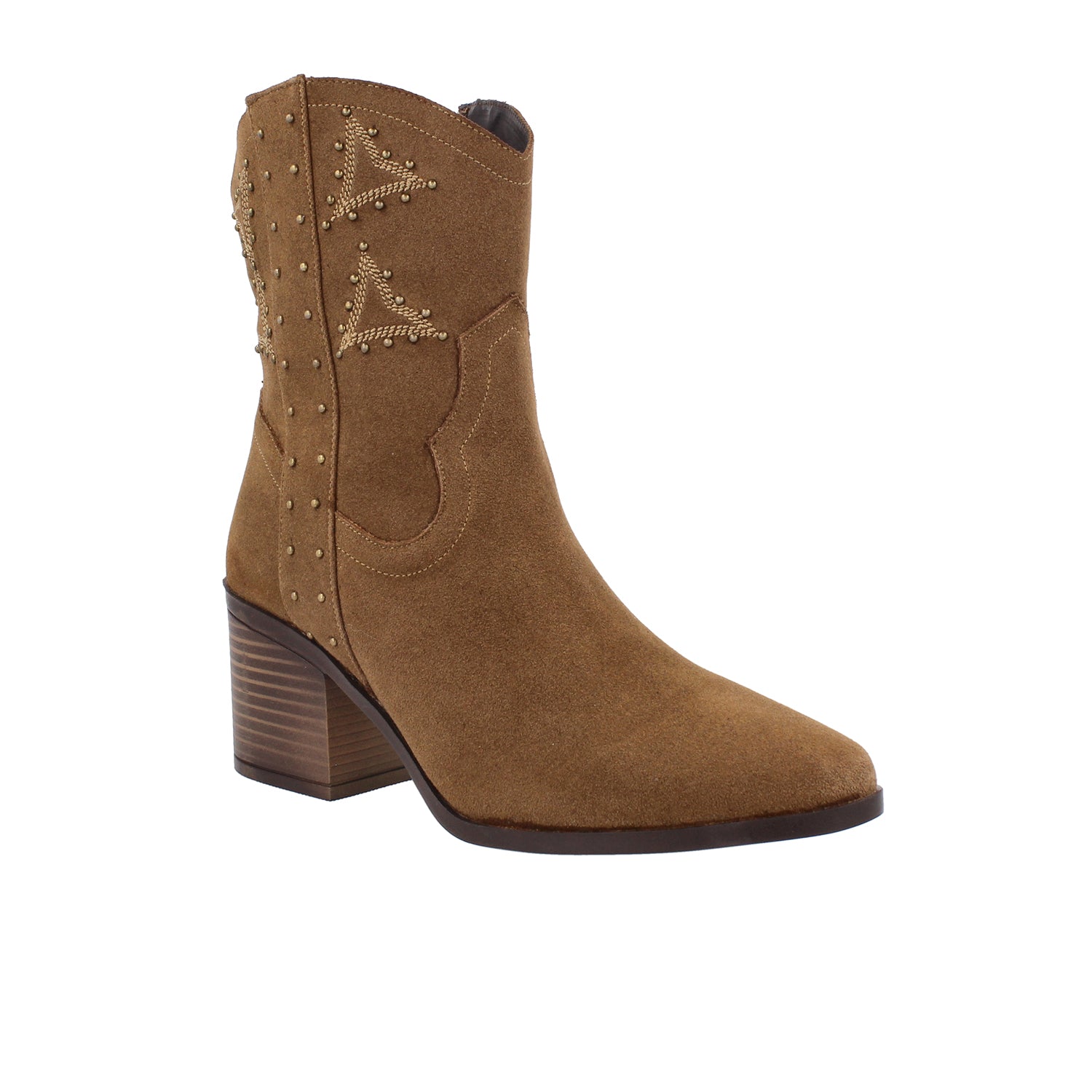Botin Casual Sarah color Camel para Mujer