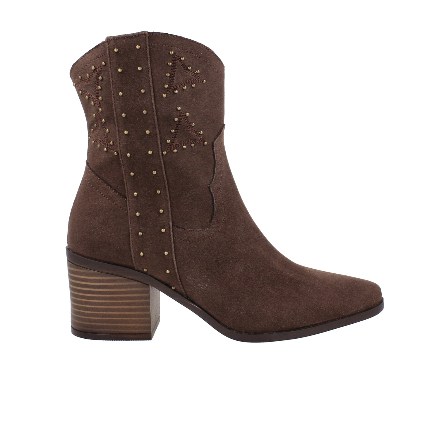 Botin Casual Sarah color Chocolate para Mujer