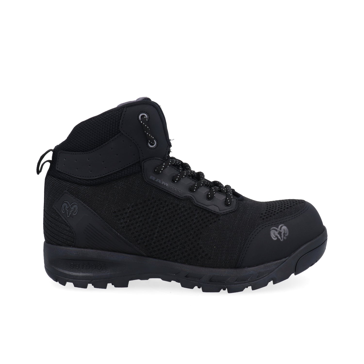 Botin Tipo Industrial Ram color Negro para Hombre