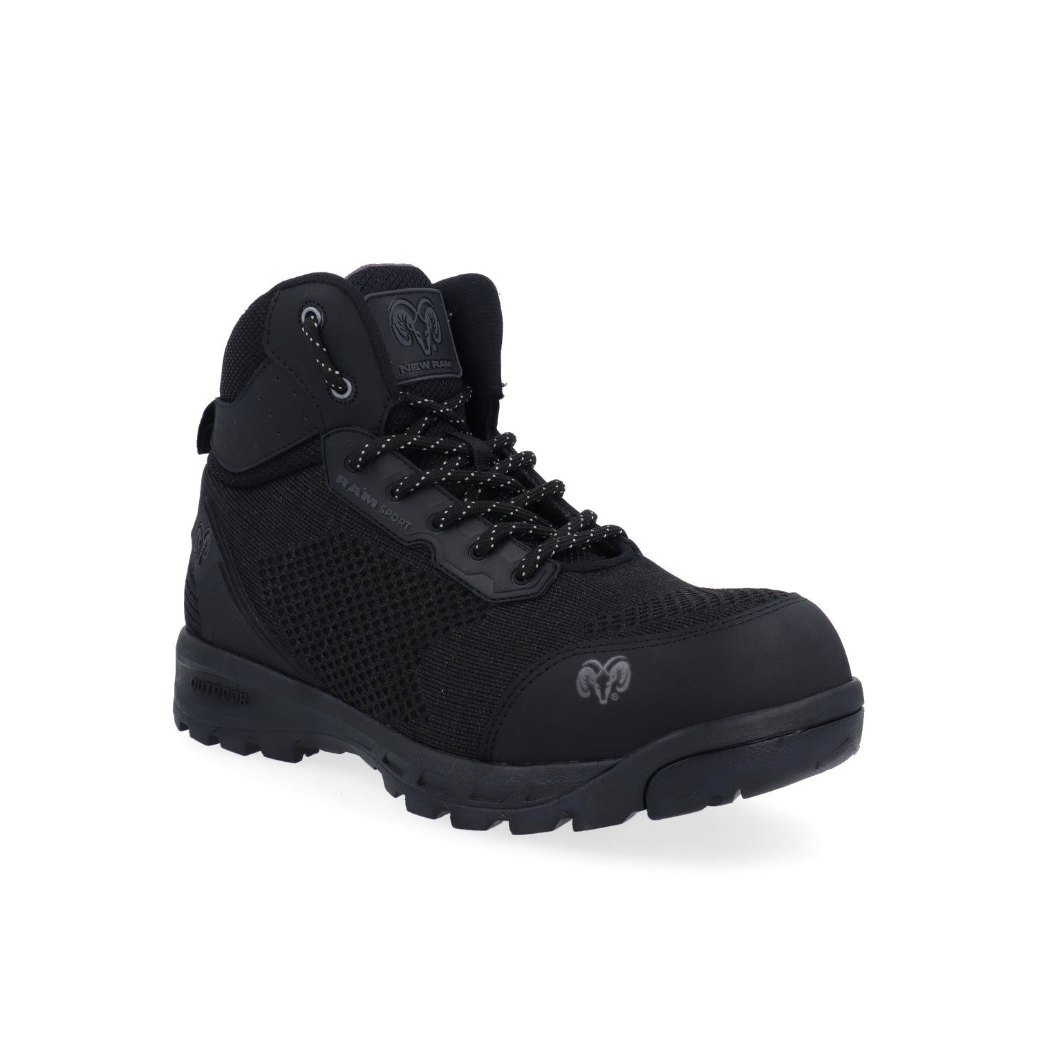 Botin Tipo Industrial Ram color Negro para Hombre