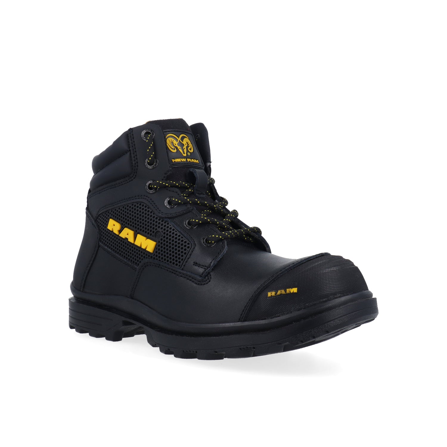 Botin Tipo Industrial Ram color Negro para Hombre