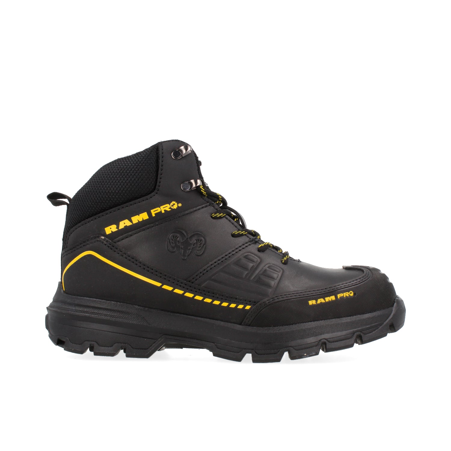 Botin Tipo Industrial Ram color Negro para Hombre
