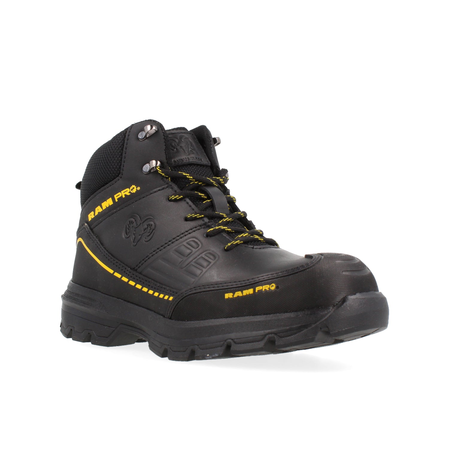 Botin Tipo Industrial Ram color Negro para Hombre