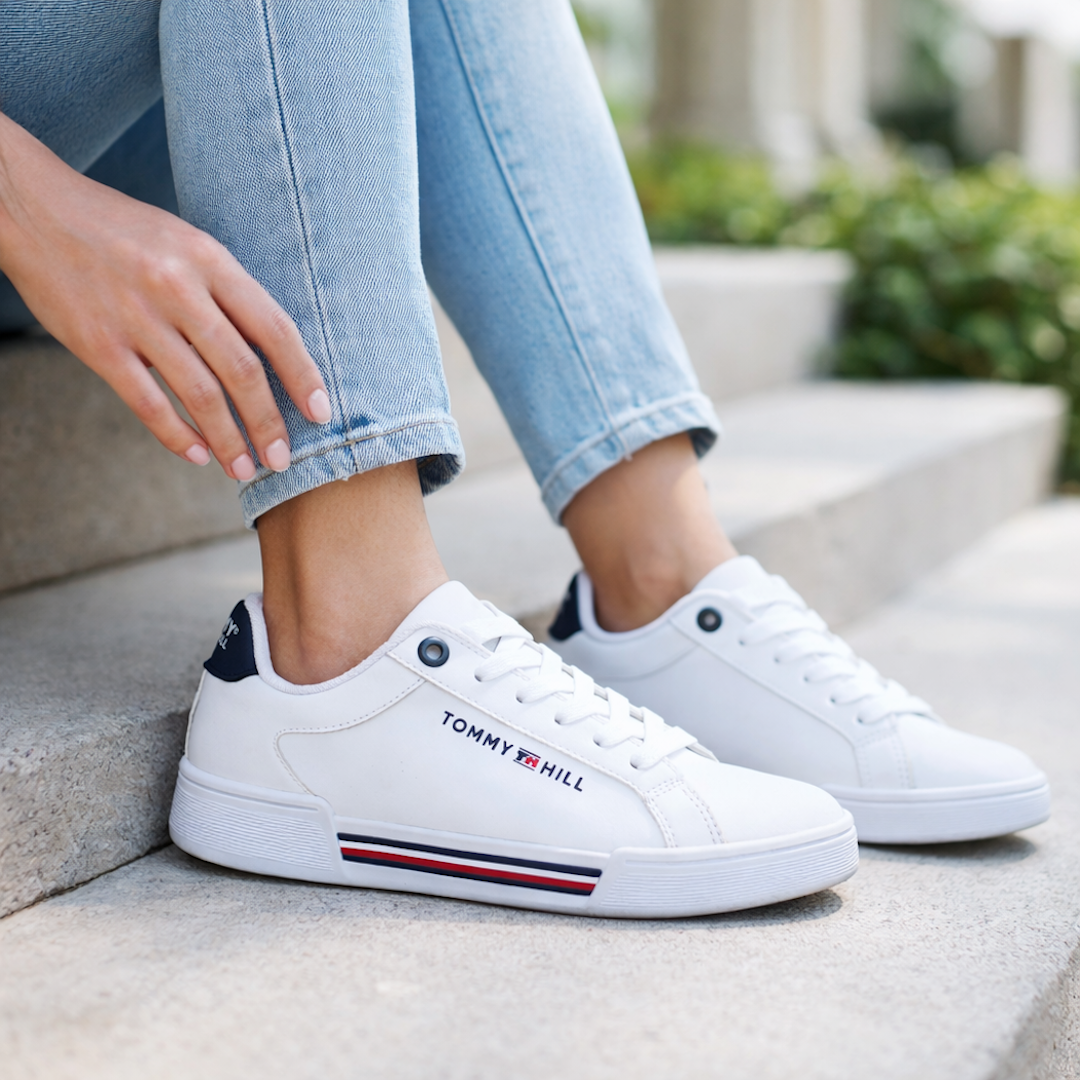 Tenis Urbano Tommy Hill color Blanco para Mujer