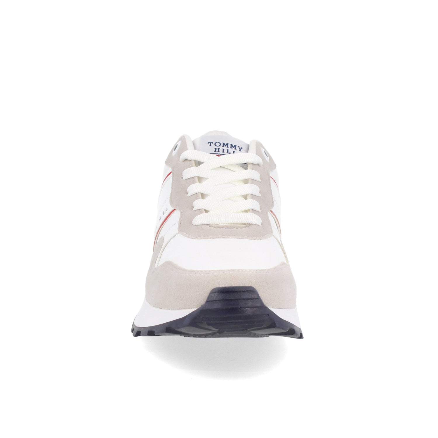 Tenis Urbano Tommy Hill color Blanco Con Gris  para Mujer