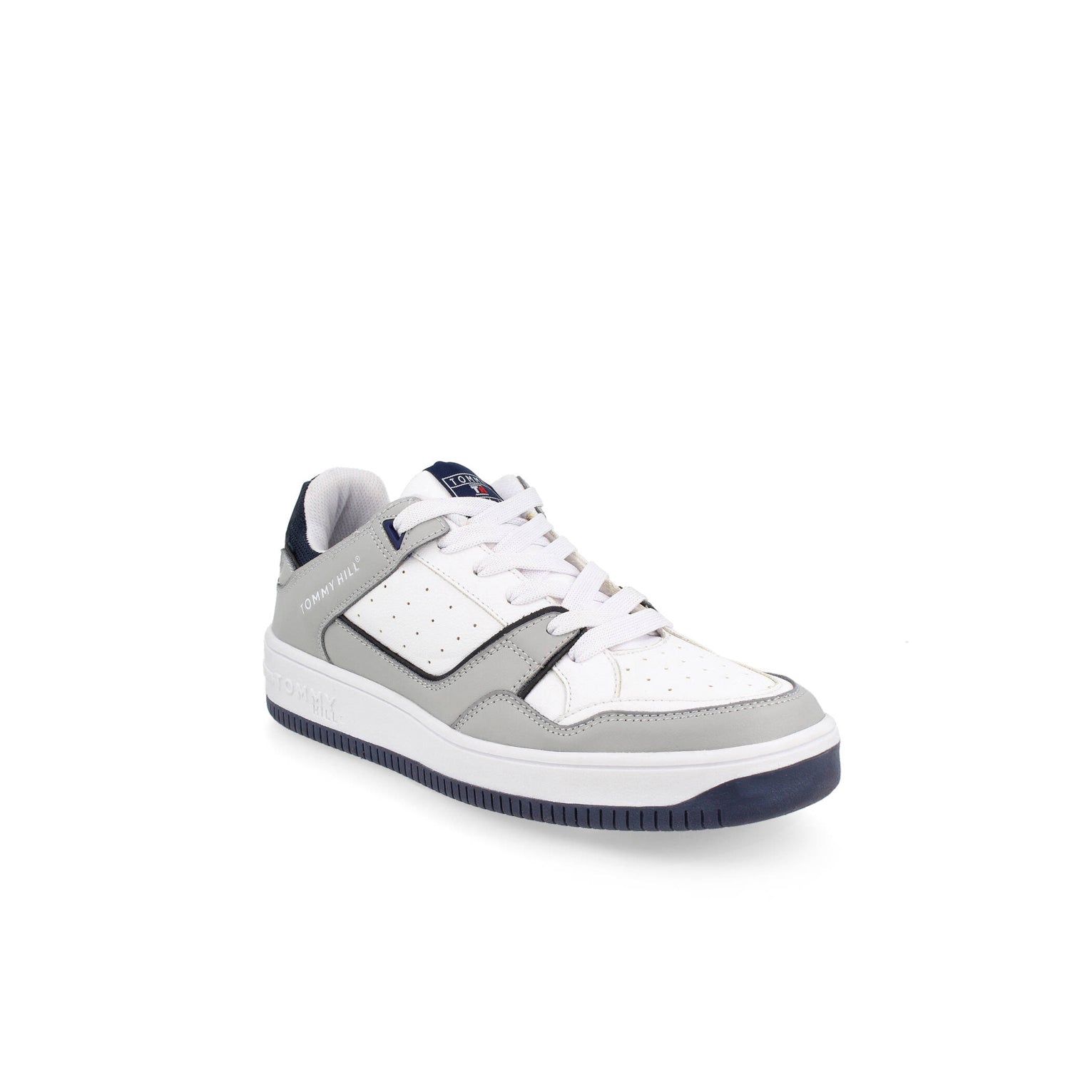 Tenis Urbano Tommy Hill color Gris Con Blanco para Hombre