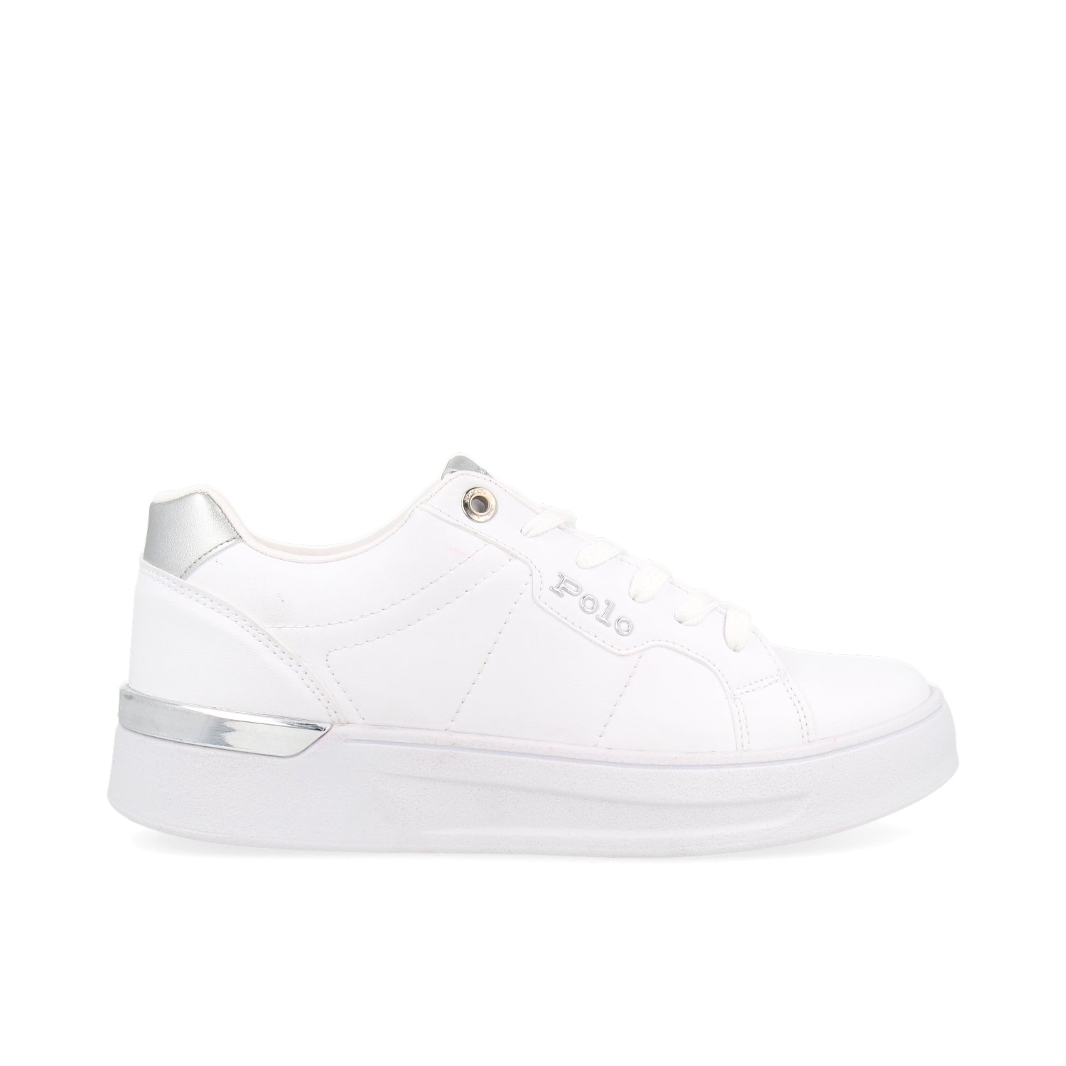 Tenis Urbano hpc Polo  color Blanco para Mujer