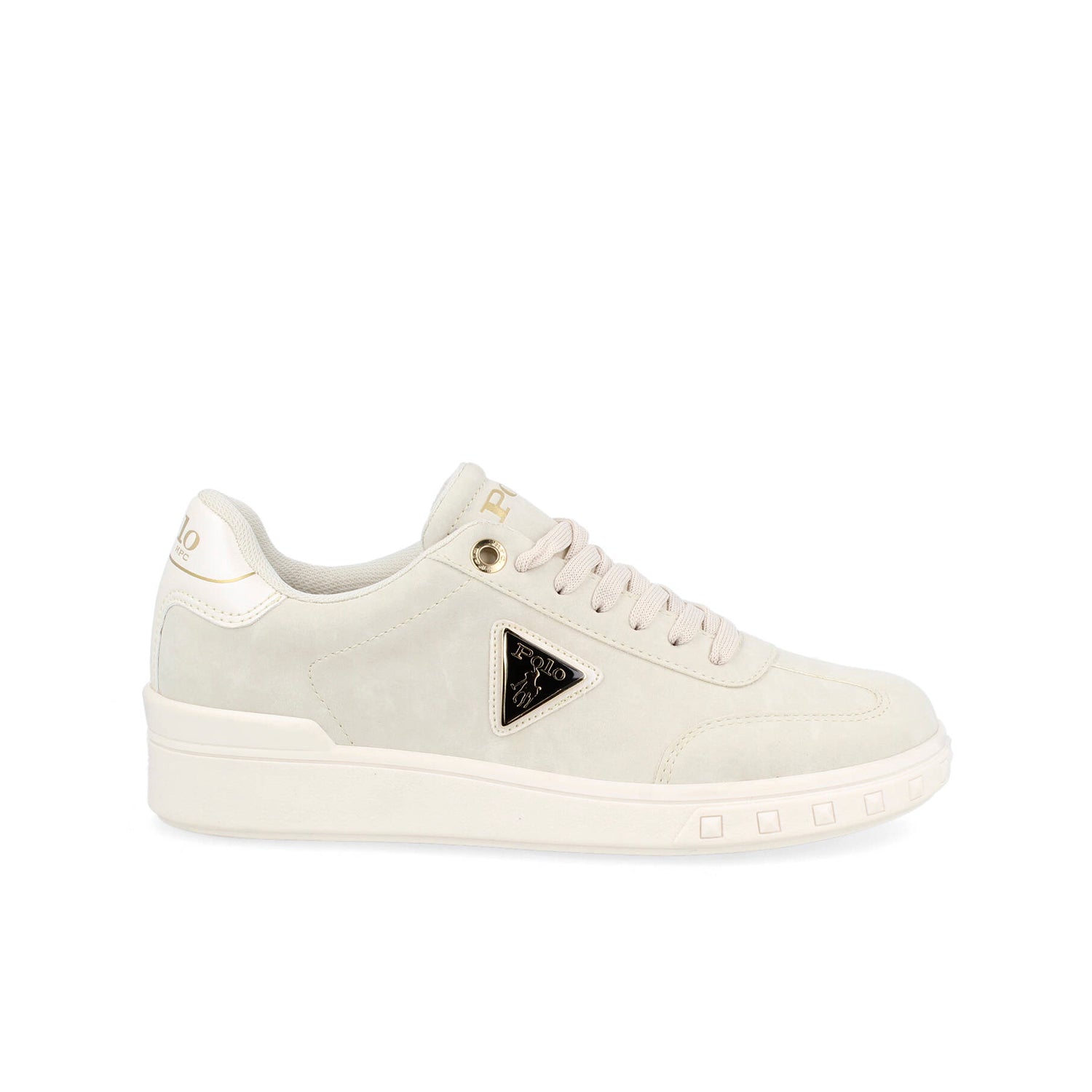 Tenis Urbano Hpc Polo color Beige Claro para Mujer
