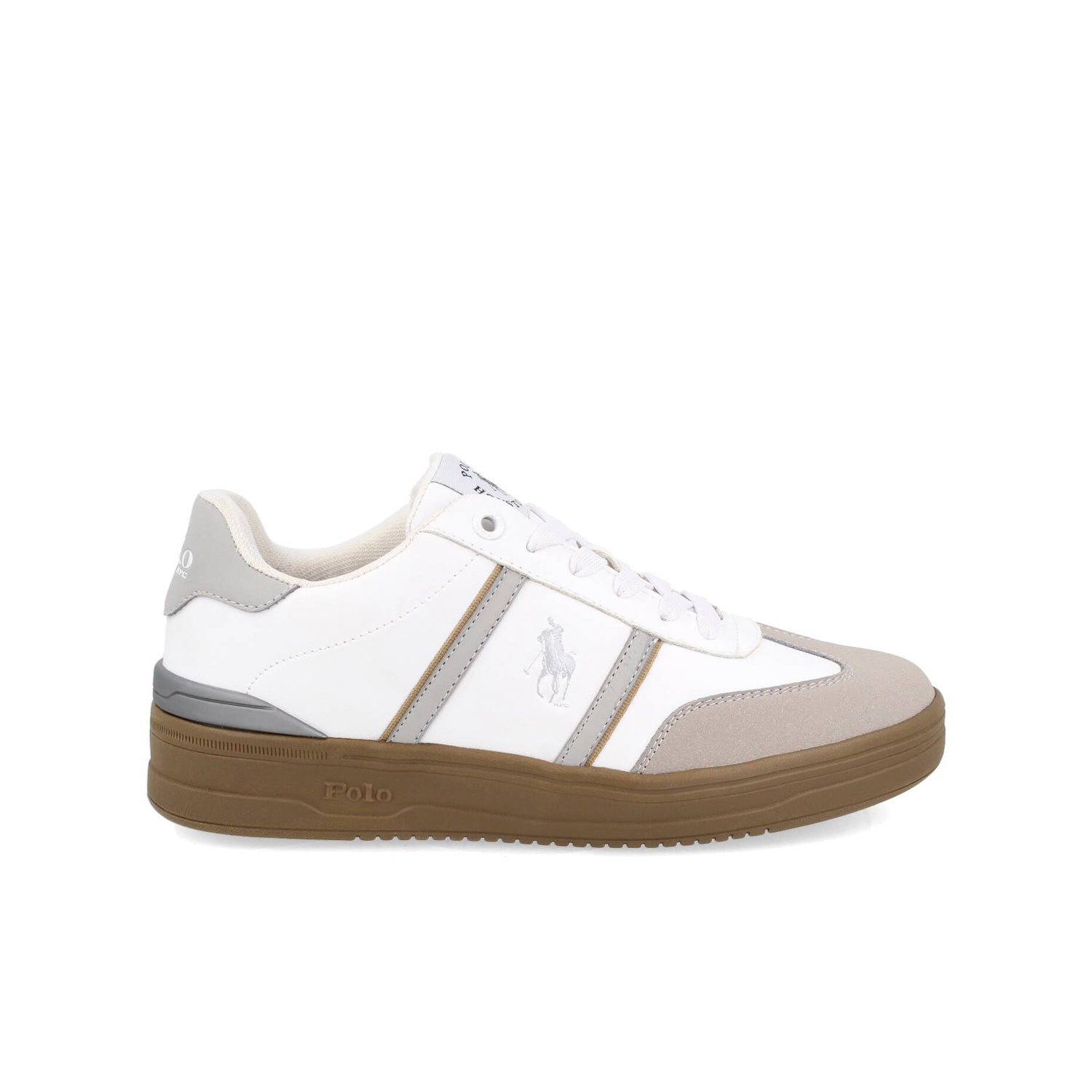 Tenis Urbano Hpc Polo color Blanco Con Gris  para Hombre