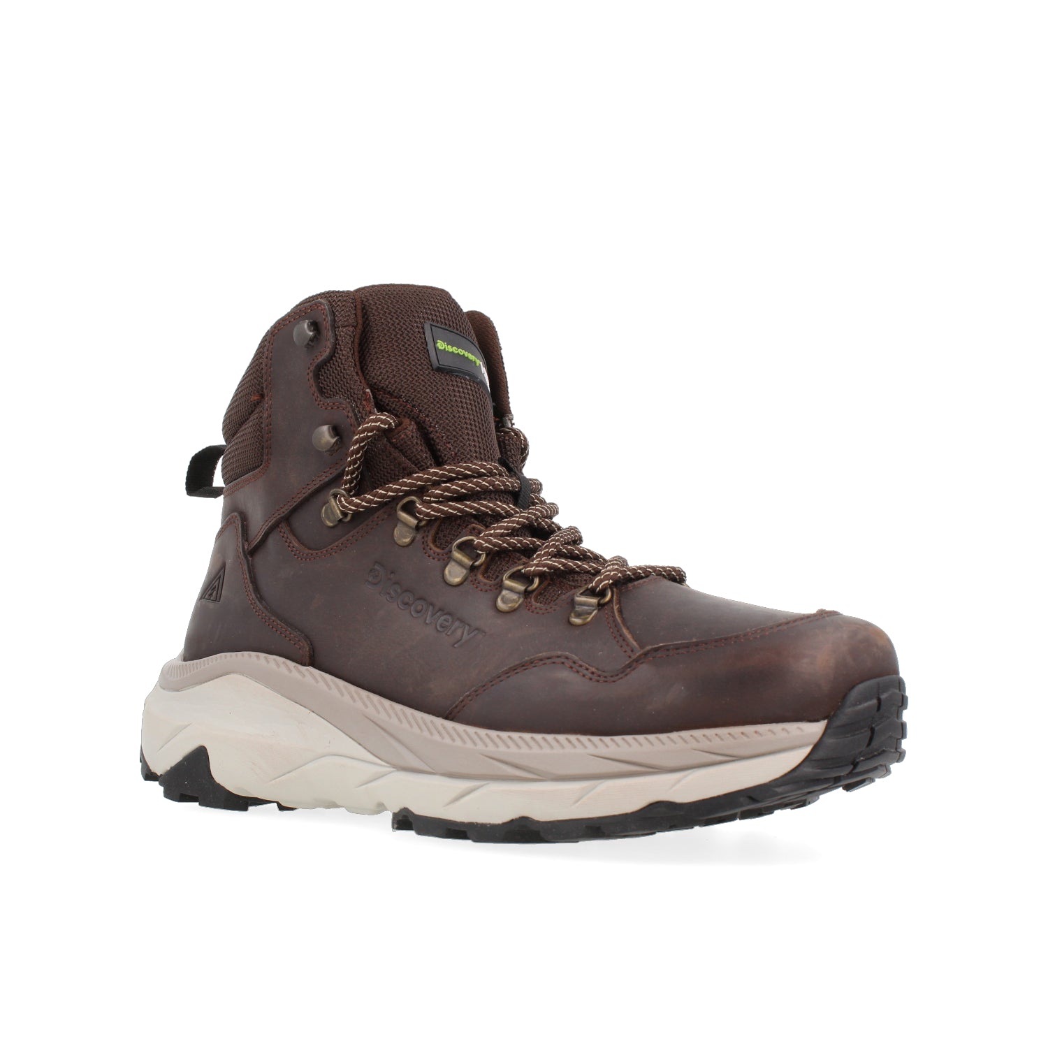 Botin Tipo Industrial Discovery color Chocolate para Hombre