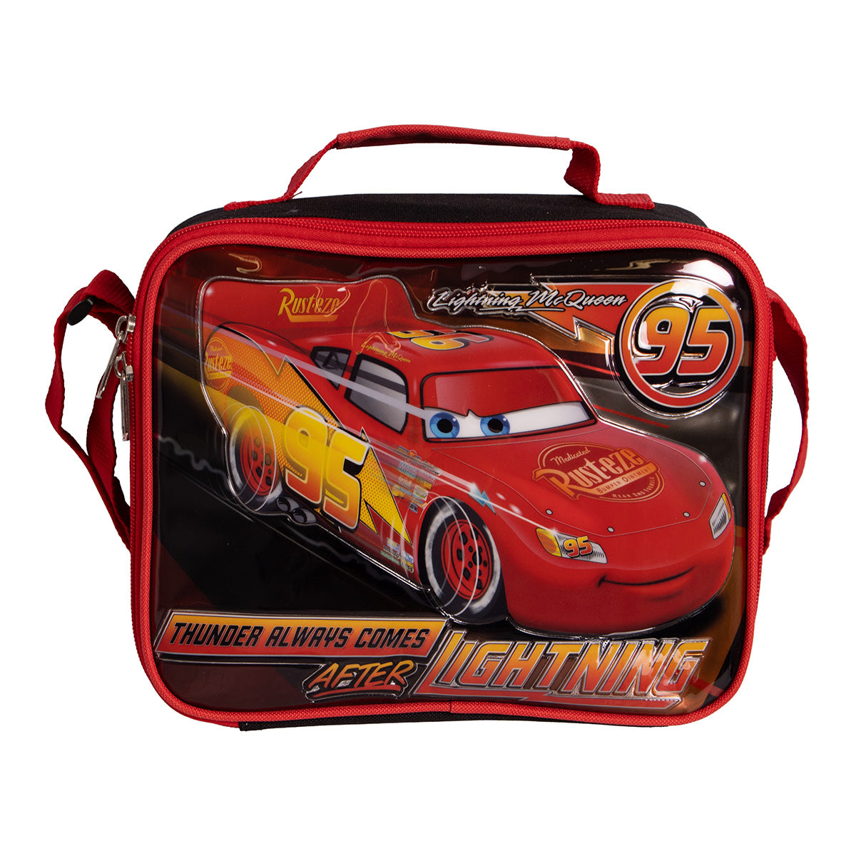 Lonchera de Rayo McQueen Ruz color Rojo para Niño