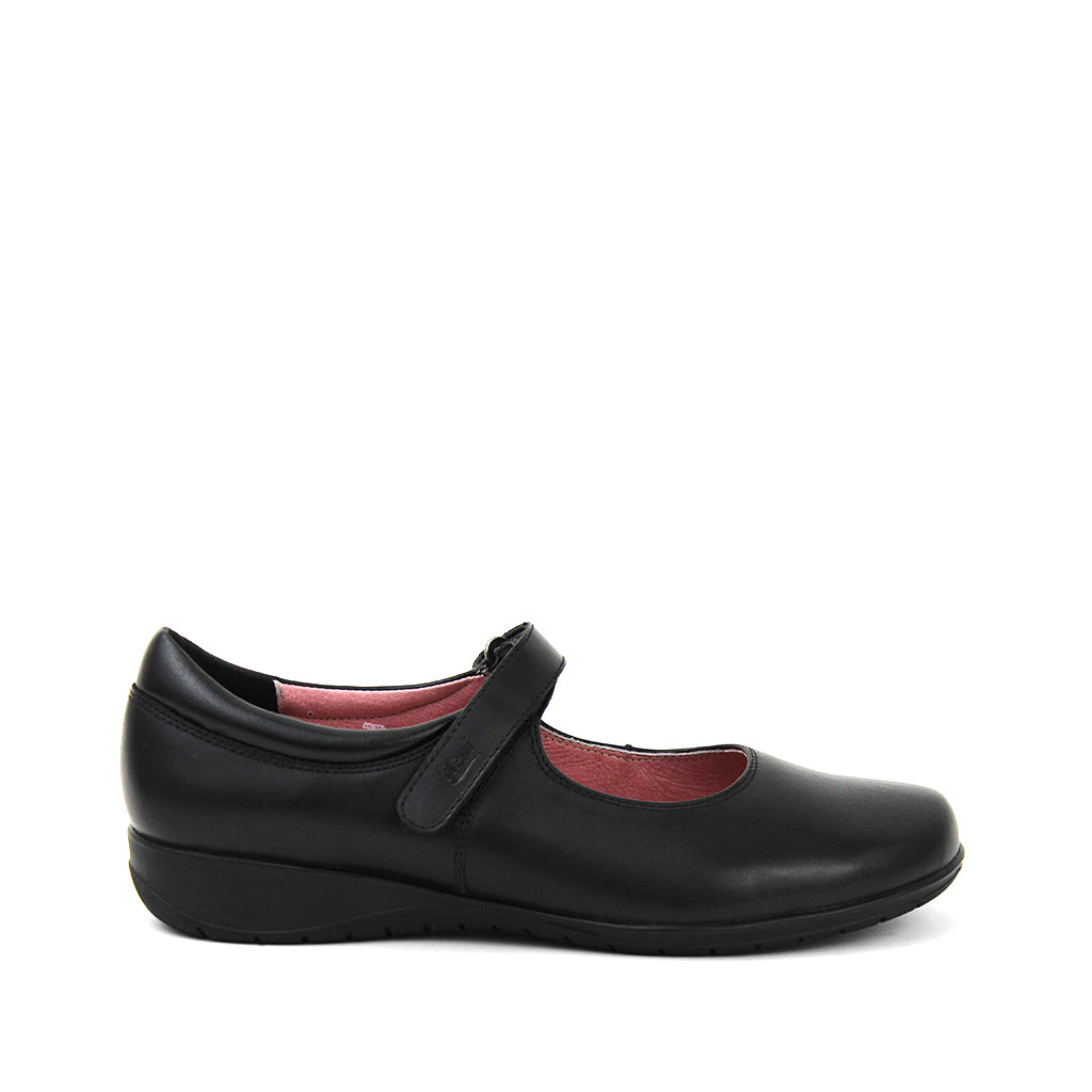 Balerina Escolar Flexi color Negro para Mujer