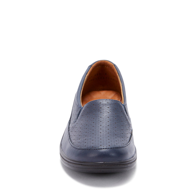Zapato confort Flexi color azul para mujer