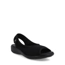 Sandalia confort Flexi color negro para mujer