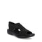 Sandalia confort Flexi color negro para mujer