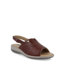 Sandalia confort Flexi color café para mujer