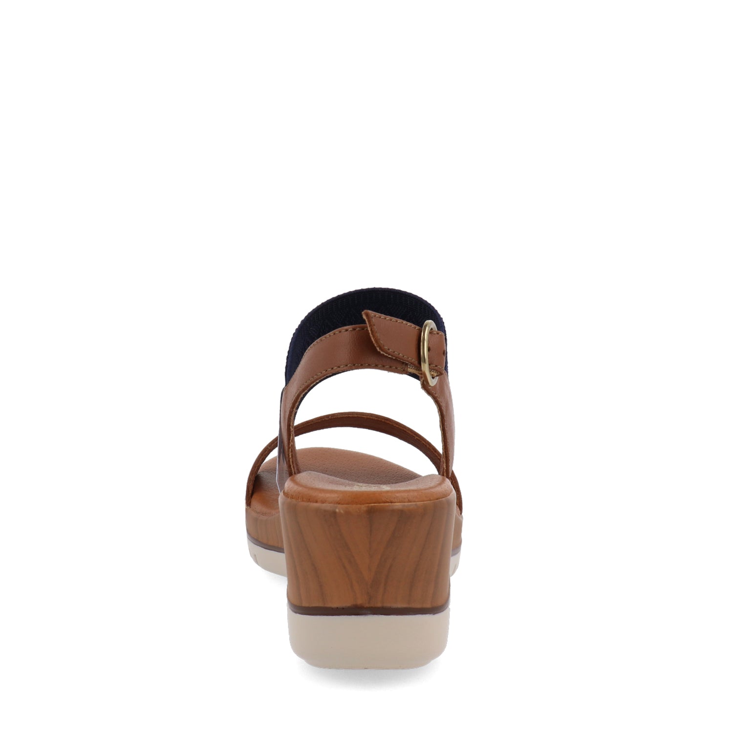 Sandalia casual Flexi color café para mujer