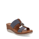 Sandalia casual Flexi color azul para mujer