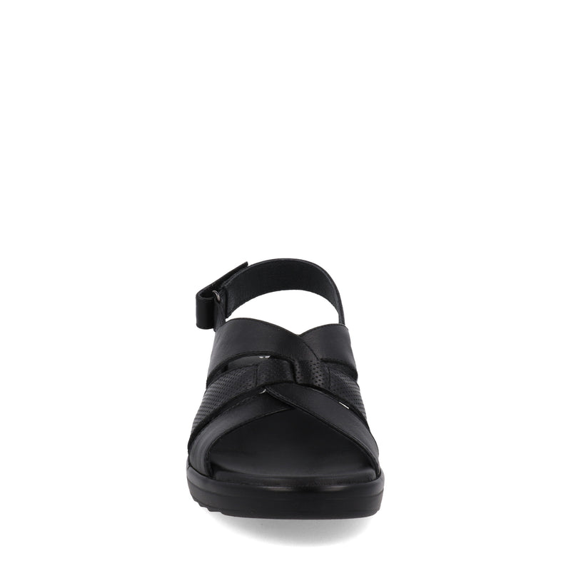 Sandalia confort Flexi color negro para mujer