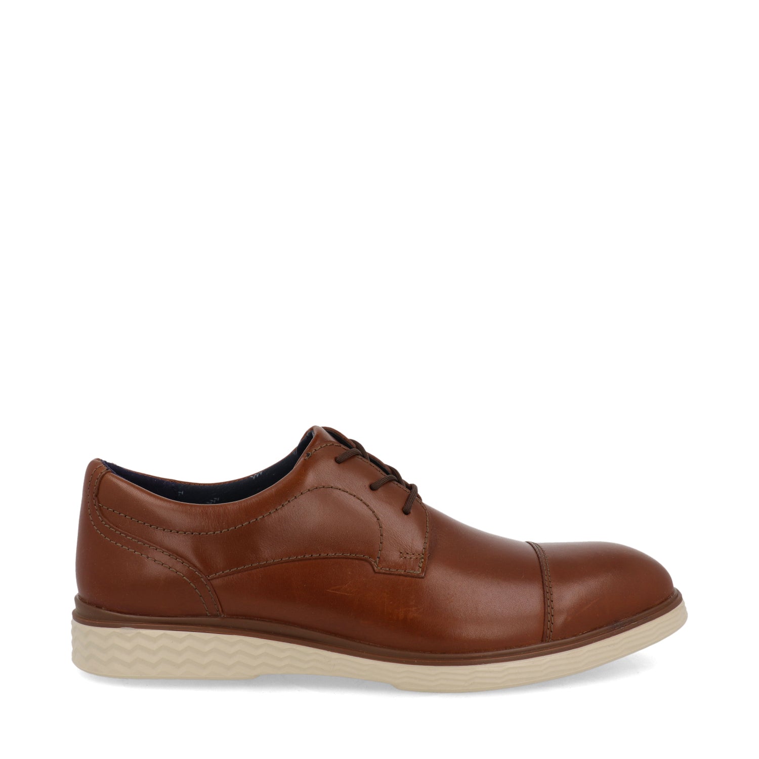 Zapato de vestir Flexi color café para hombre