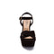 Sandalia para mujer  con tacón alto color negro