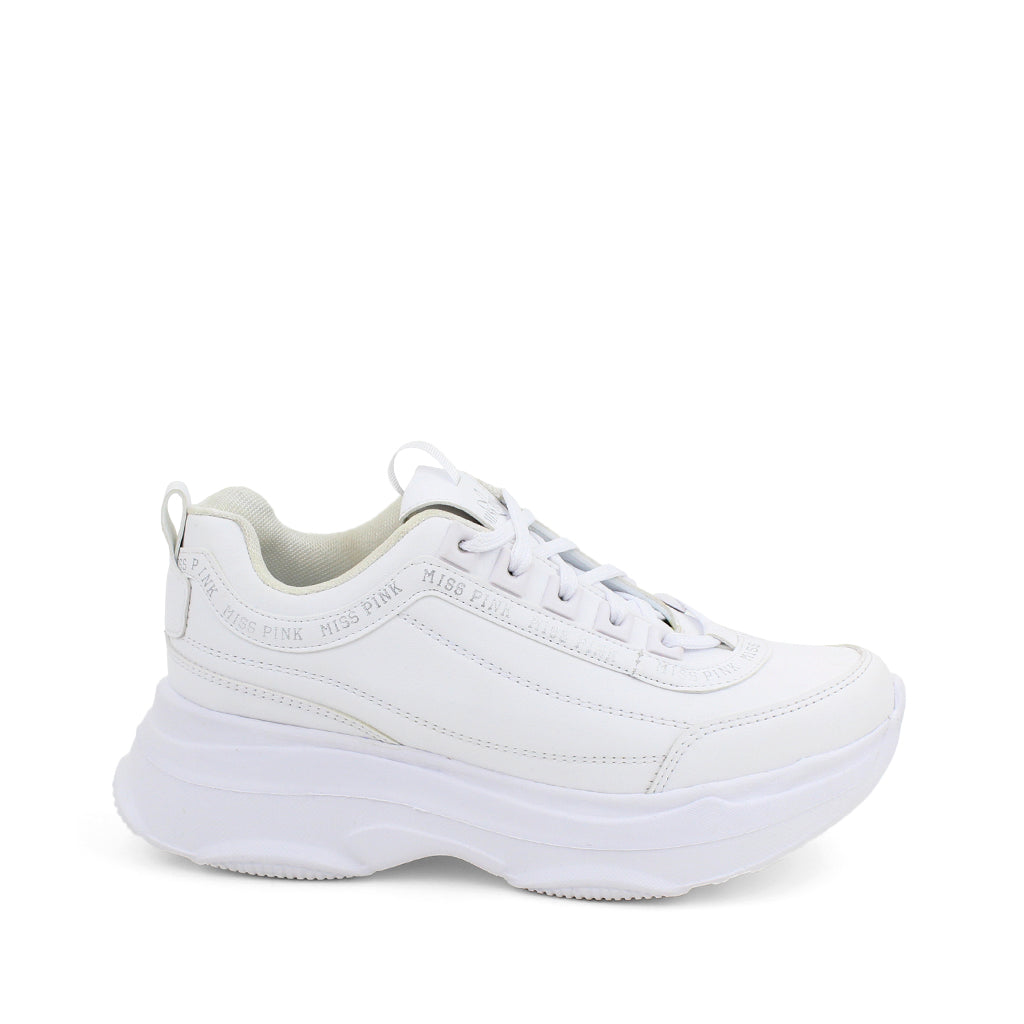 Tenis para mujer color blanco estilo chunky