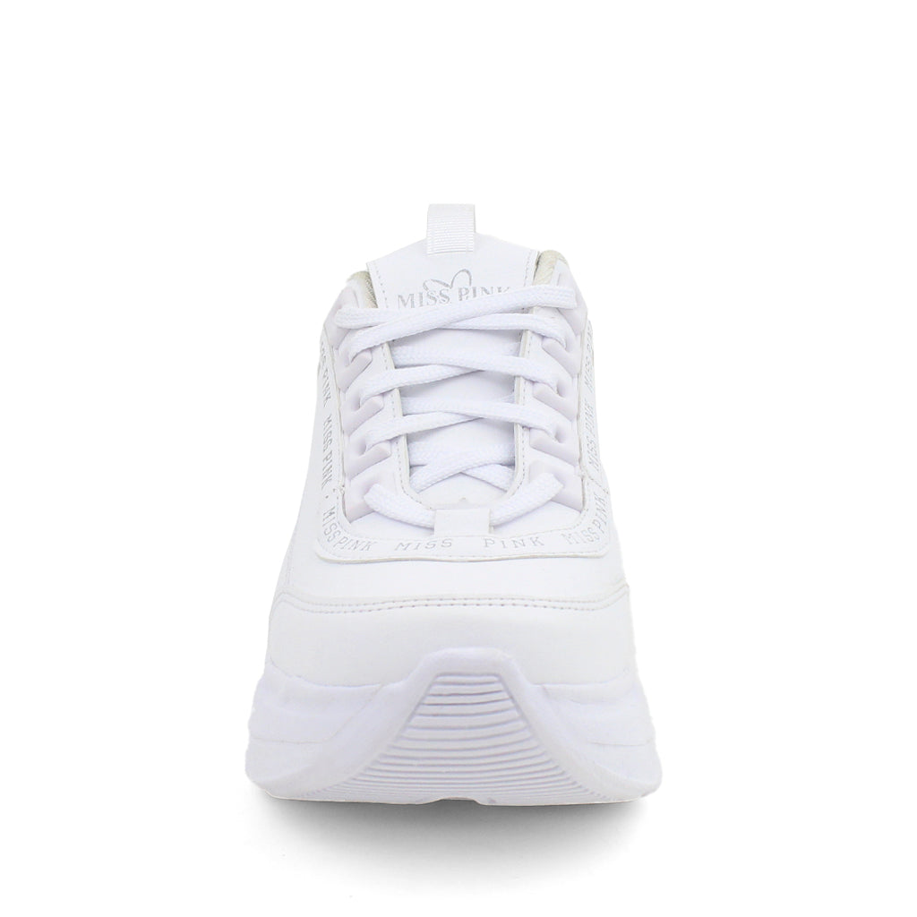 Tenis para mujer color blanco estilo chunky