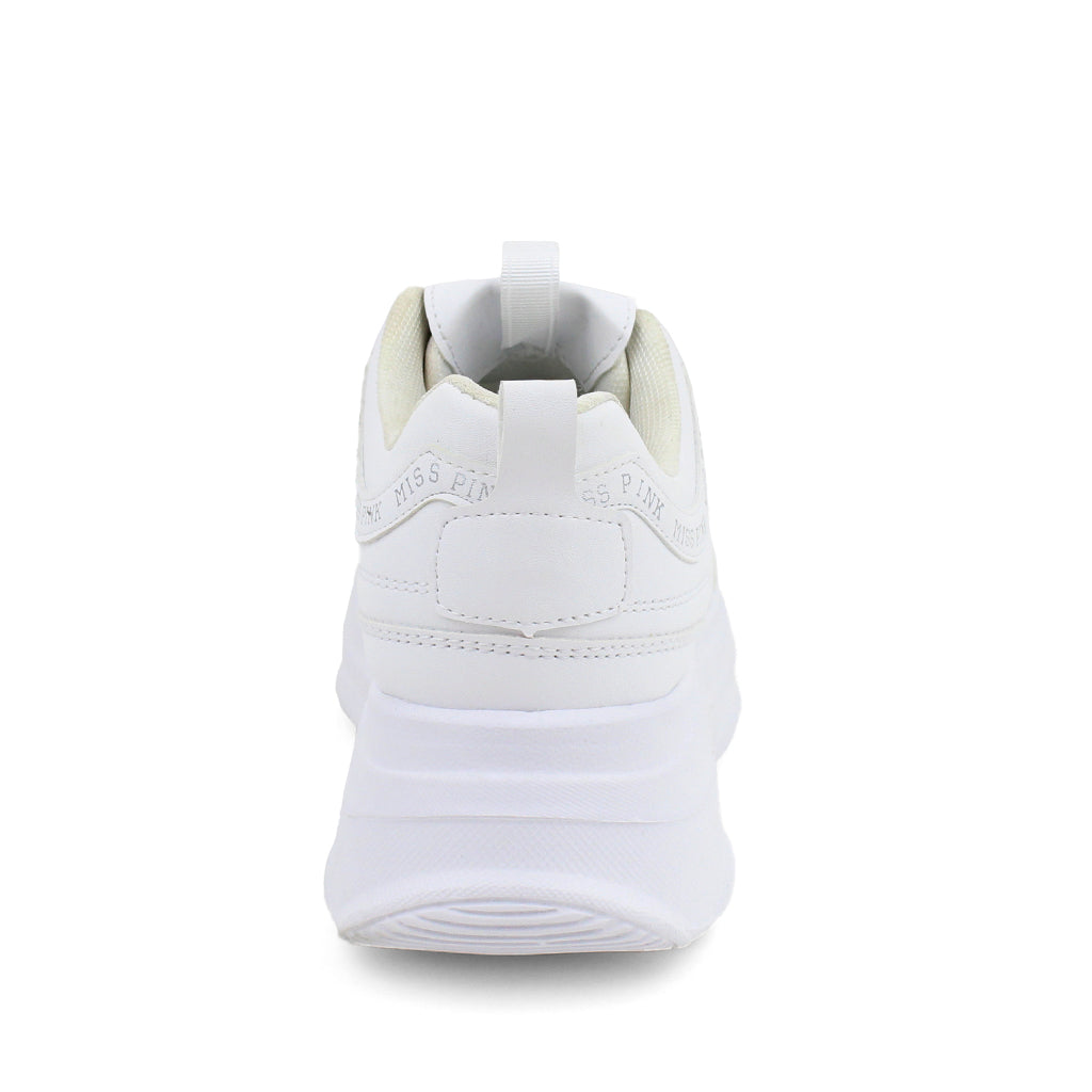 Tenis para mujer color blanco estilo chunky