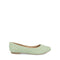 Balerina Acolchada Color Verde Para Mujer