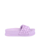 Sandalia Trenzada color Morado con plataforma Para Mujer
