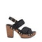 Sandalia de tacón Medio Vazza color Negro para Mujer