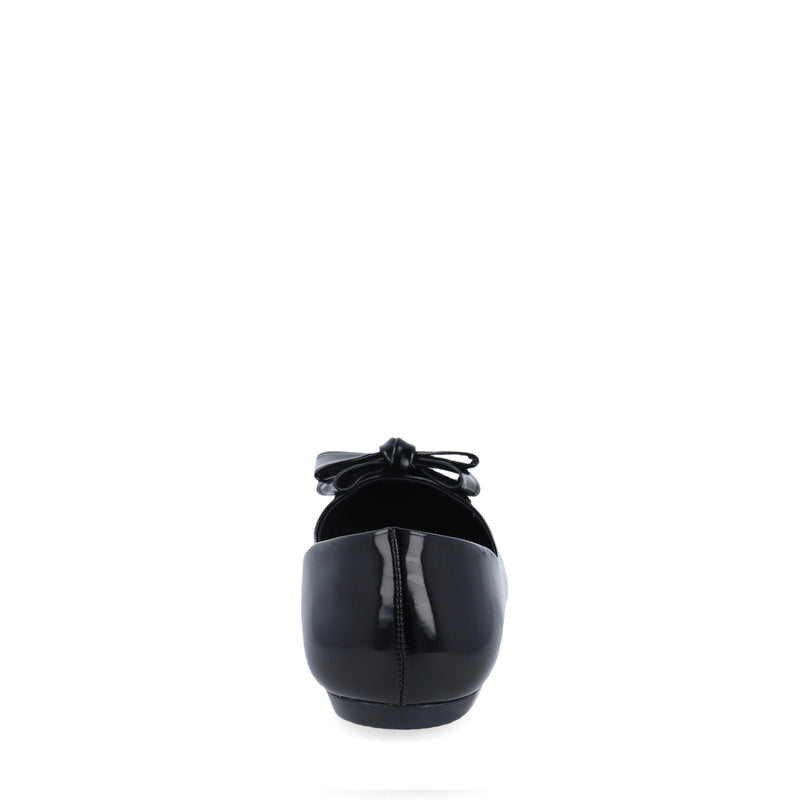 Balerina Casual Vazza color Negro decorada con moño para Mujer