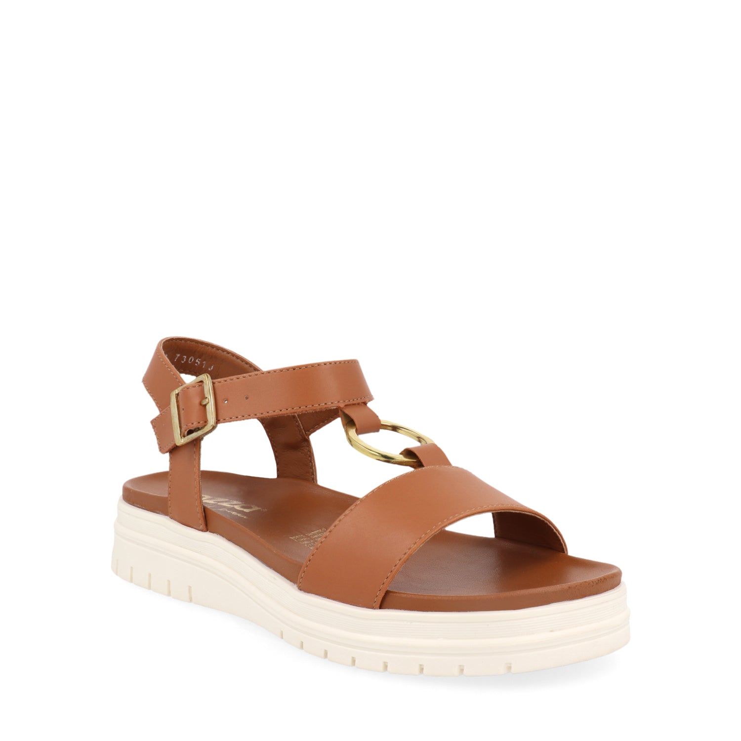 Sandalia Vazza color Camel para Mujer