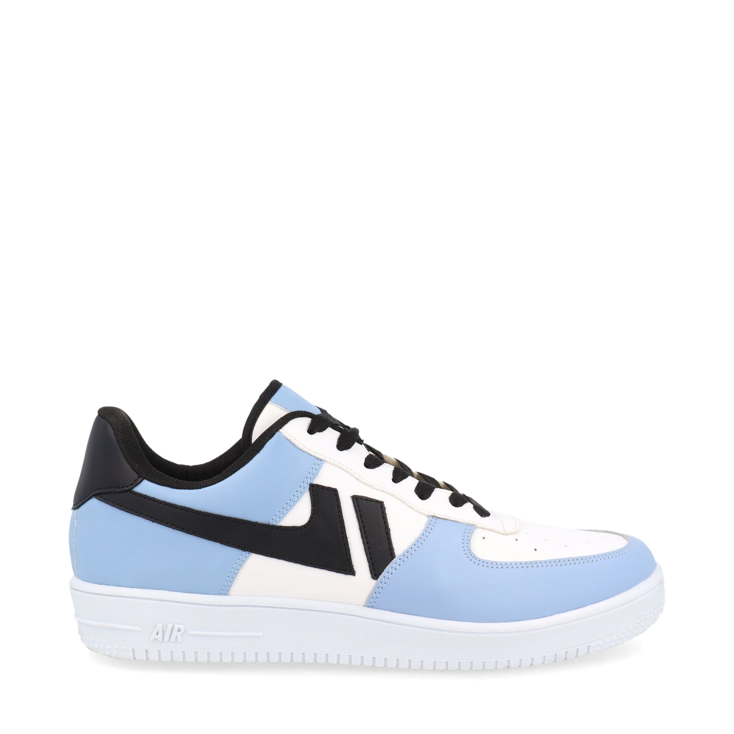 Tenis Estilo Urbano Vazza color Blanco Con Azul para Hombre