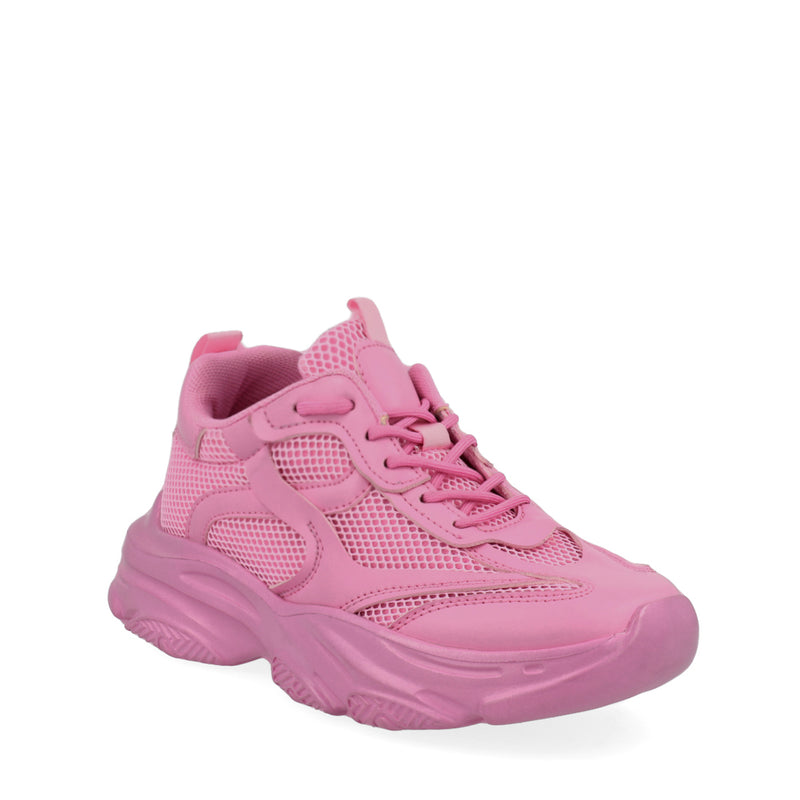 Tenis para mujer color blanco con talon rosa – VazzaShoes